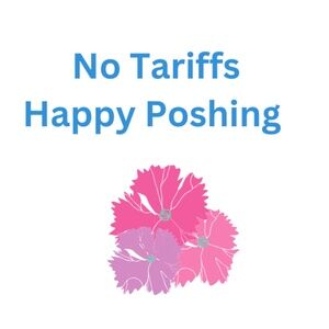 No Tariiff Happy Poshing Sign